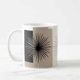 Sternexplosion Minimalistisches Design Beige Schwa Kaffeetasse