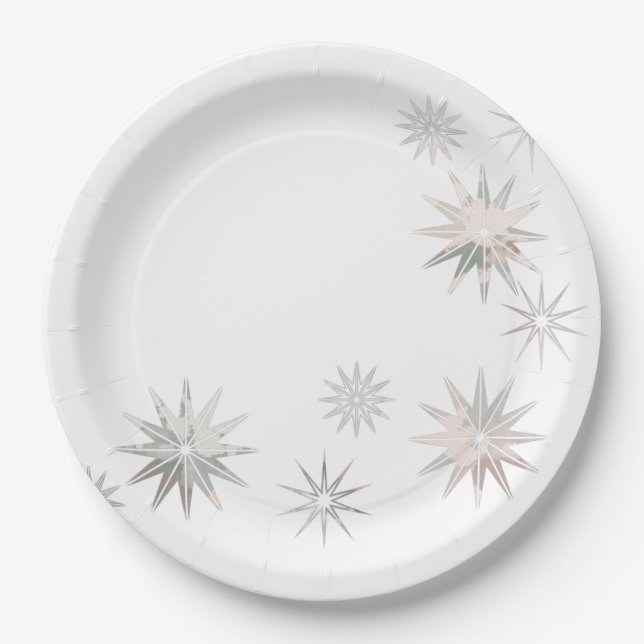 Sternexplosion Pappteller (Vorderseite)