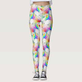 Sternexplosion Prinzessin Einhorn mit Sternen Leggings