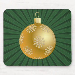 Sternexplosion Streifen Ziermousepad, grün Mousepad