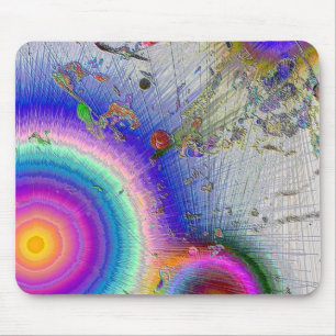 Sternexplosion von Emaille 2 Mousepad
