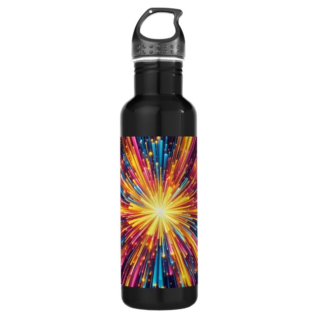 Sternexplosion Wasserflasche Edelstahlflasche (Vorderseite)