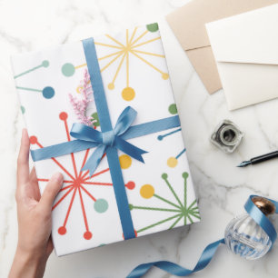 Sternexplosionen in Farbe Geschenkpapier