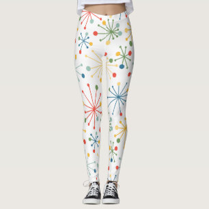 Sternexplosionen in Farbe Leggings