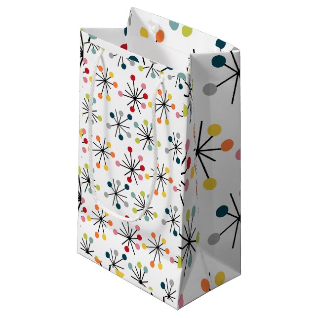 Sternexplosionen Kleine Geschenktüte (Vorderseite Schrägansicht)