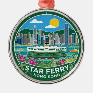 Sternfähre Hongkong Ornament Aus Metall