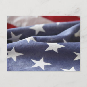Sternfeld der US-Flagge Postkarte
