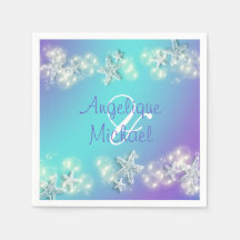 Sternfische blauer lila Paare