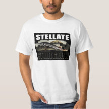 Sternförmige Stör-Collage T - mit NAMEN