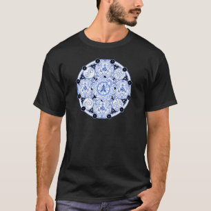 Sternförmiger geistiger Kreis T-Shirt