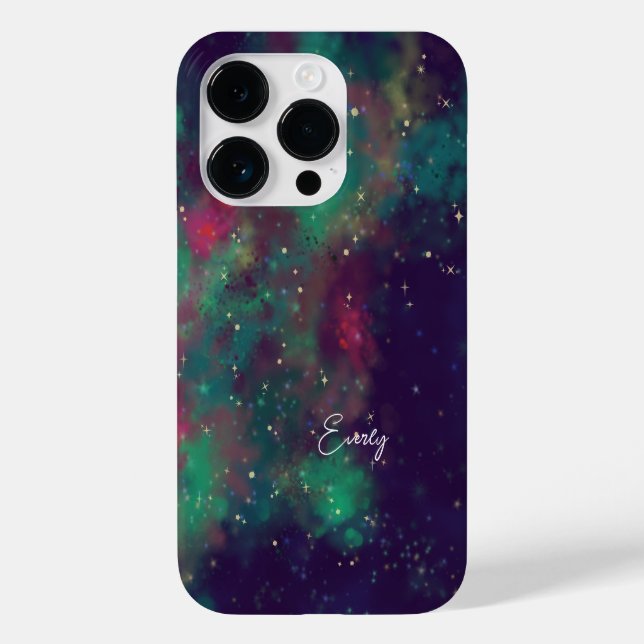 Sterngalaxienname Case-Mate iPhone 14 Pro Hülle (Rückseite)