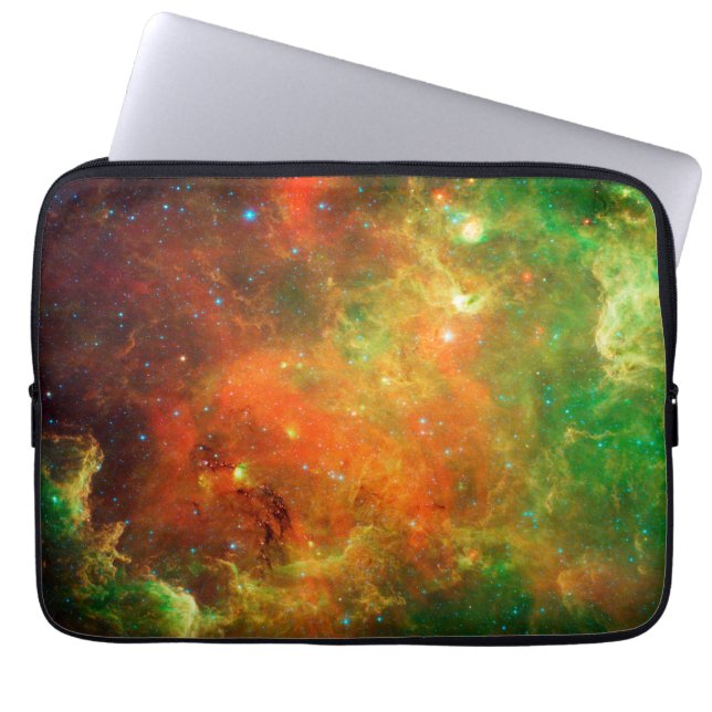 Sternhaufen im nordamerikanischen Nebel. Laptopschutzhülle (Vorderseite)