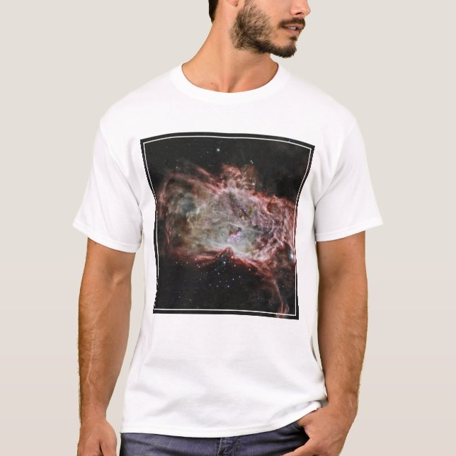 Sternhaufen im Zentrum des Flammennebels. T-Shirt (Vorderseite)