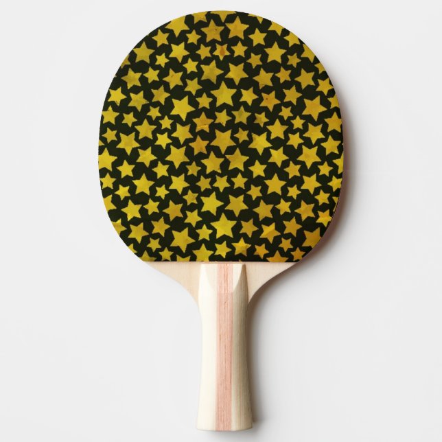 Sternhintergrund Tischtennis Schläger (Vorderseite)