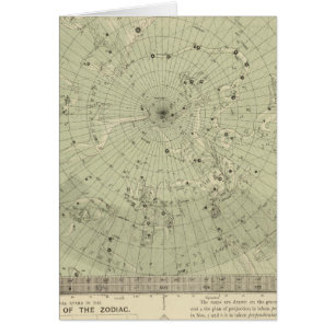 Sternkarte der Nordpolarregion