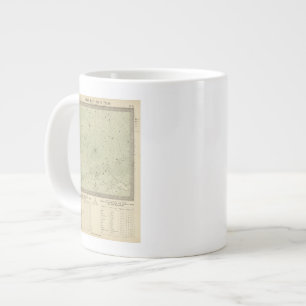 Sternkarte der Südpolarregion Jumbo-Tasse