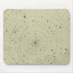 Sternkarte der Südpolarregion Mousepad