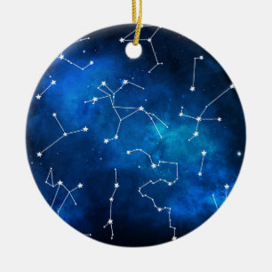Sternkarte Sternbild Astronomie Liebhaber Keramik Ornament