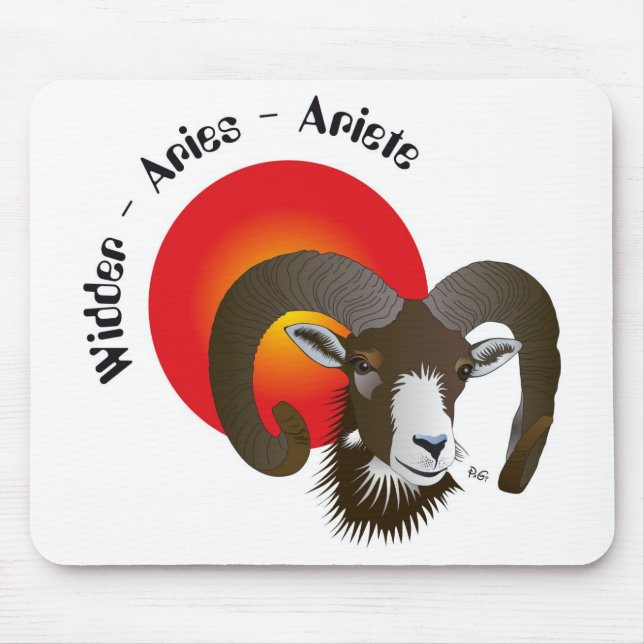 Sternkennzeichen Mauspad (Vorne)