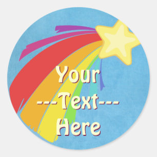 Sternkleber anzeigen runder aufkleber