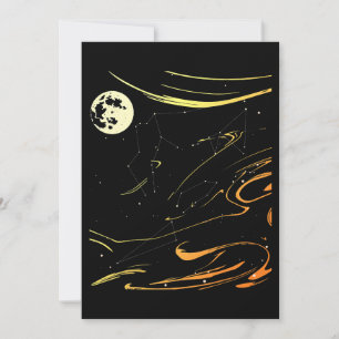 Sternkonstellation Astronomie Lover 2 Einladung