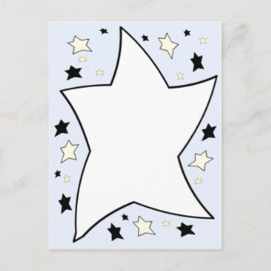 Sternlila Postkarte
