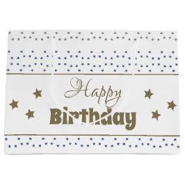 Sternmuster akzentriert große geschenktüte