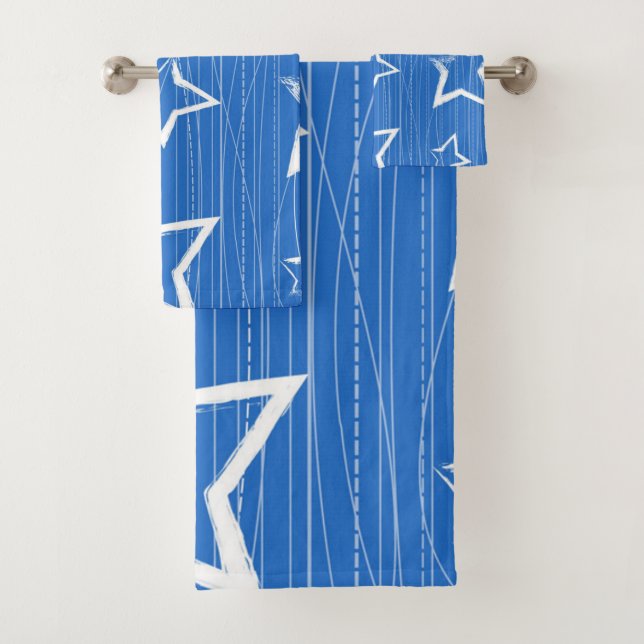Sternmuster Badhandtuch Set (Insitu)