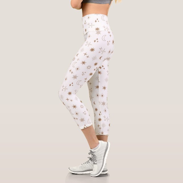 Sternmuster der Astrologie Capri Leggings (Links)