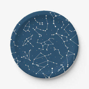 Sternmuster der Konstellation Pappteller