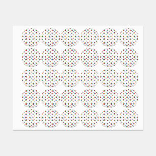 Sternmuster Etiketten