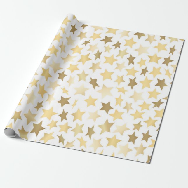 Sternmuster Geschenkpapier (Ungerollt)