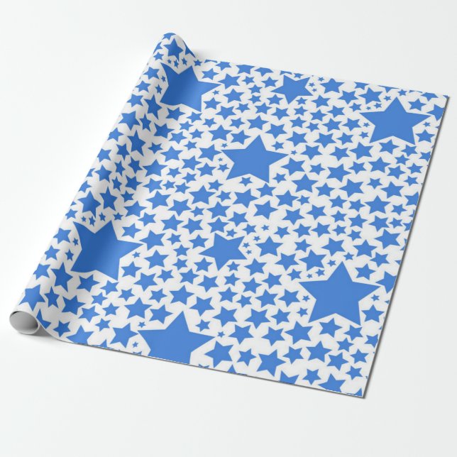 Sternmuster Geschenkpapier (Ungerollt)