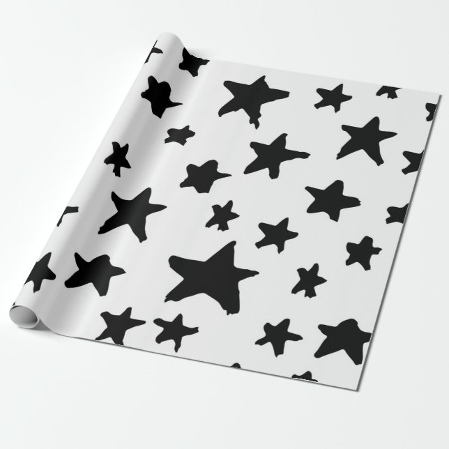 Sternmuster Geschenkpapier (Ungerollt)