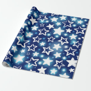 Sternmuster Geschenkpapier