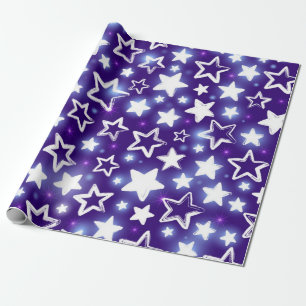 Sternmuster Geschenkpapier