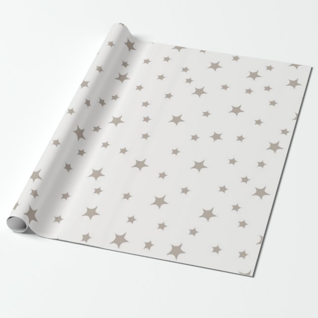 Sternmuster Geschenkpapier (Ungerollt)