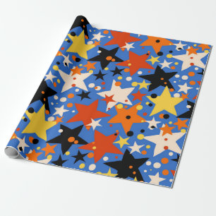 Sternmuster Geschenkpapier