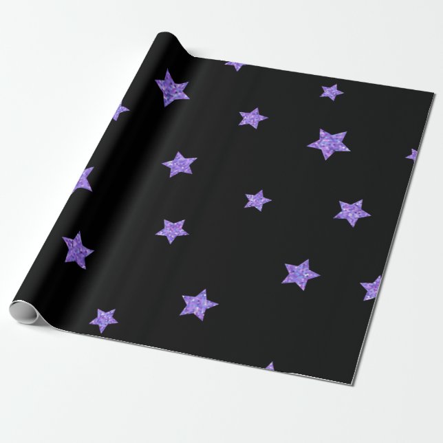 Sternmuster Geschenkpapier (Ungerollt)