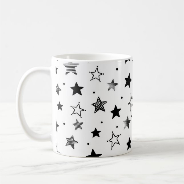 Sternmuster Kaffeetasse (Links)