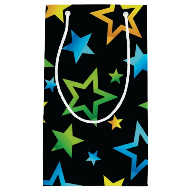 Sternmuster Kleine Geschenktüte (Vorderseite)