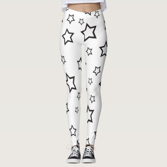 Sternmuster Leggings (Vorderseite)