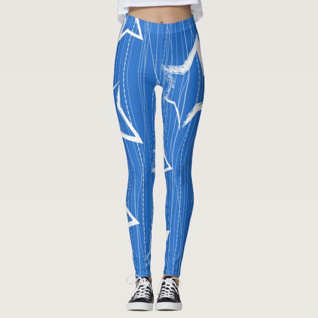 Sternmuster Leggings (Vorderseite)