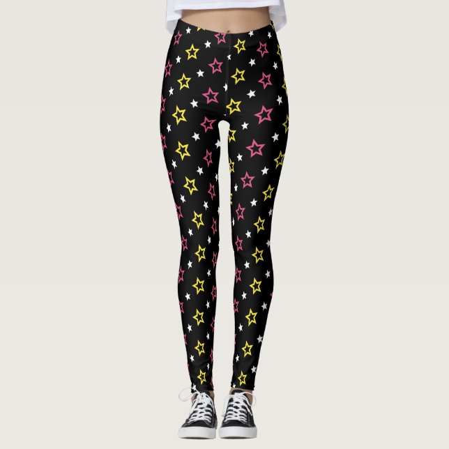 Sternmuster Leggings (Vorderseite)