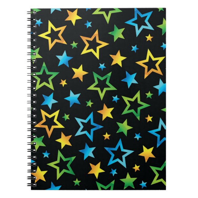Sternmuster Notizblock (Vorderseite)