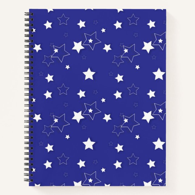 Sternmuster Notizbuch (Vorderseite)
