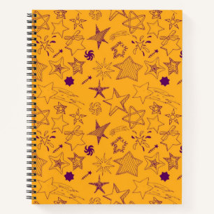 Sternmuster Notizbuch