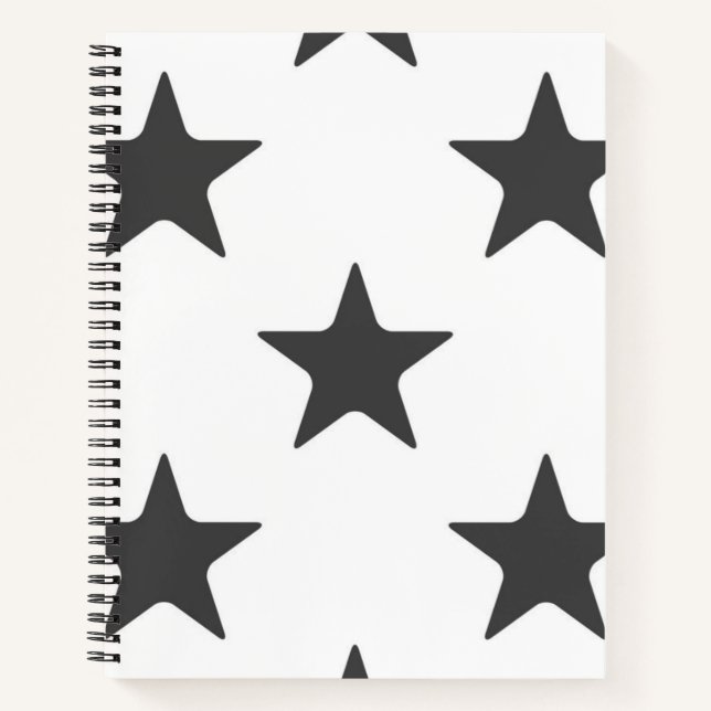 Sternmuster Notizbuch (Vorderseite)