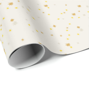 Sternmuster (von weiß) geschenkpapier