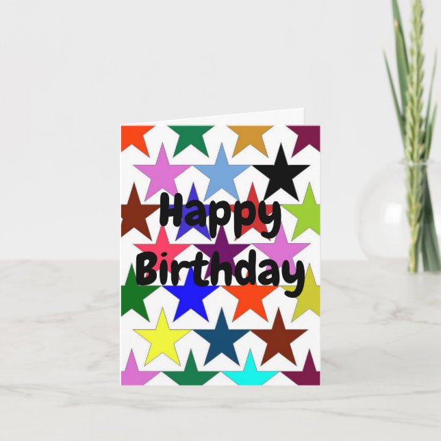 Sternreihe Karte (Vorderseite)